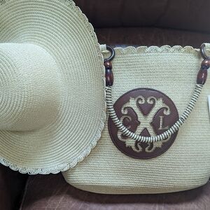 Palmia Straw Bag and Hat Set by Christian LaCroix